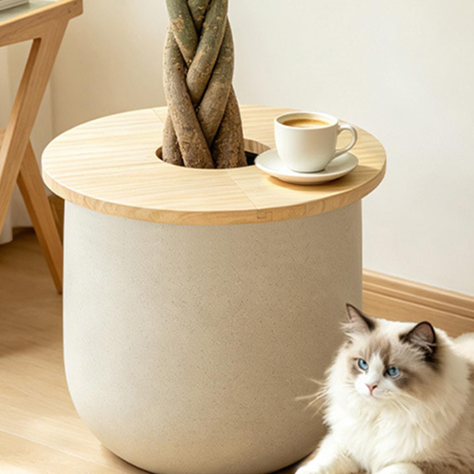 Indoor Herb Garden - Capas Decorativas de Madeira para Vasos