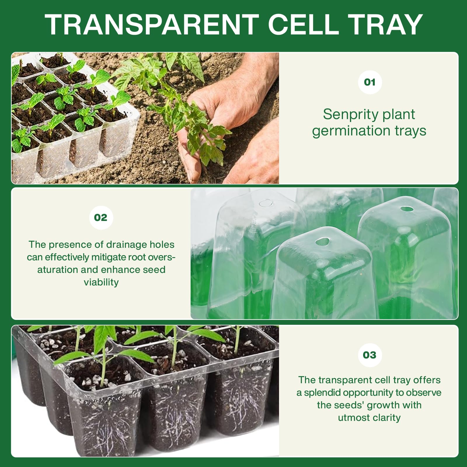 Bandeja de Germinação de Semen - Seed Starter Tray avaliação e preço
