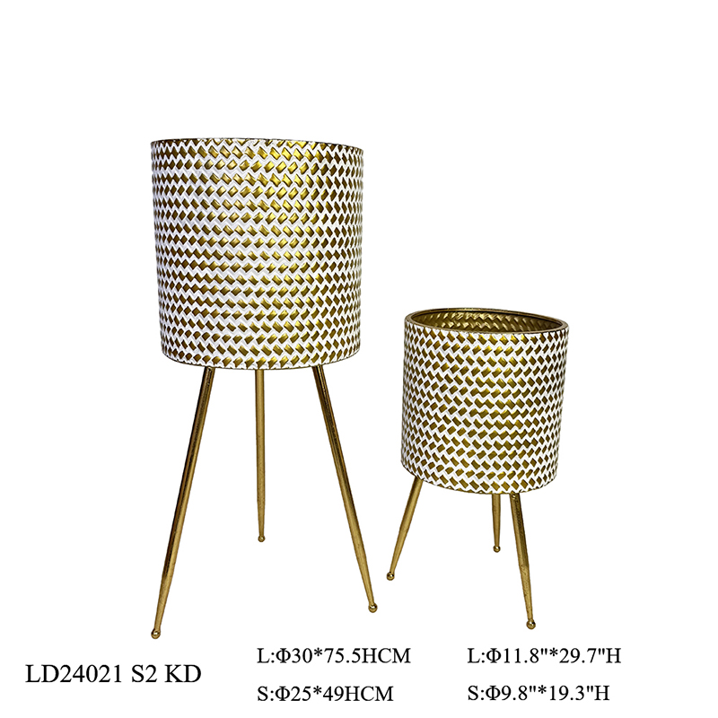 2 conjuntos de vasos de metal  - Plant Pot avaliação e preço
