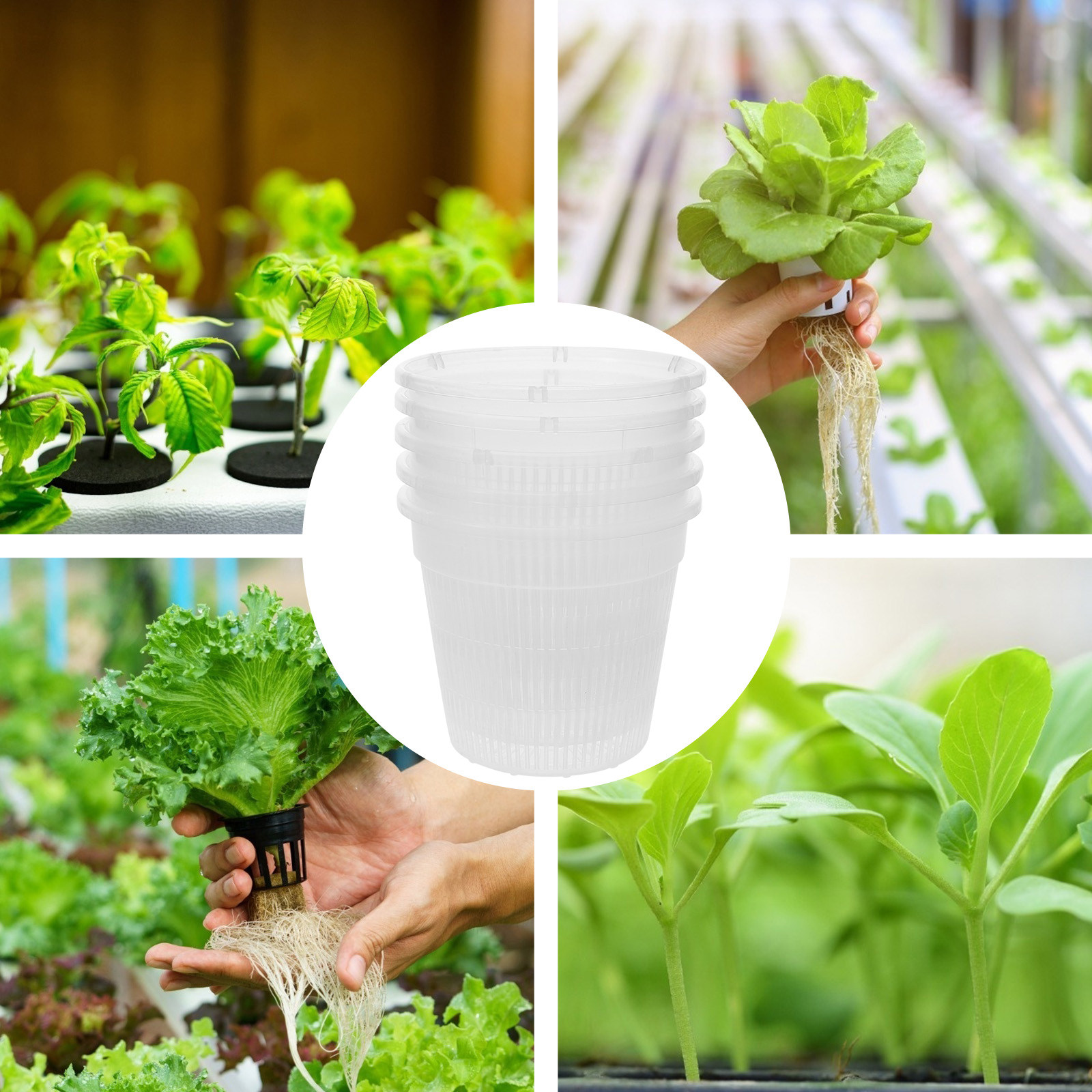 5 unidades de vasos de rede pa - Plant Pot avaliação e preço