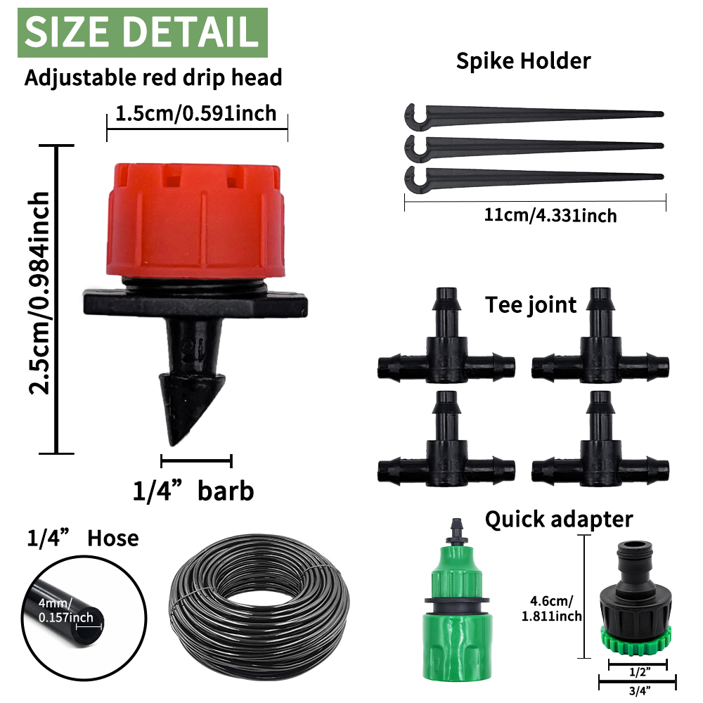 Kit de Irrigação por Gotejamen - Trowel Garden Tools avaliação e preço
