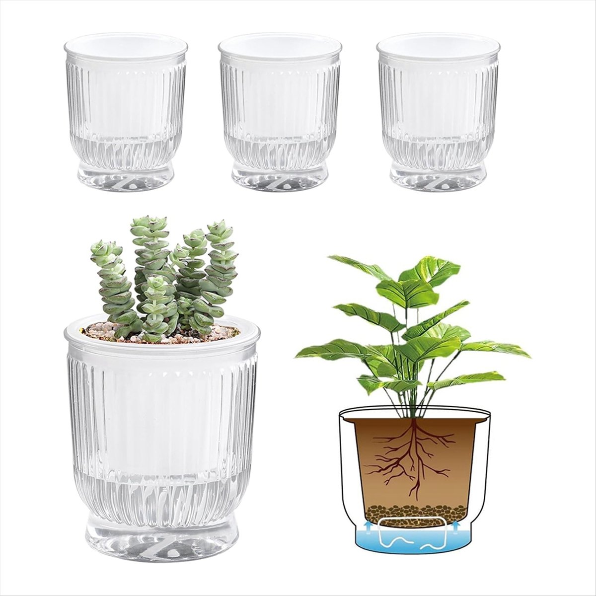 Vasos de Plantas com Autoirrig - Self Watering Planter avaliação e preço
