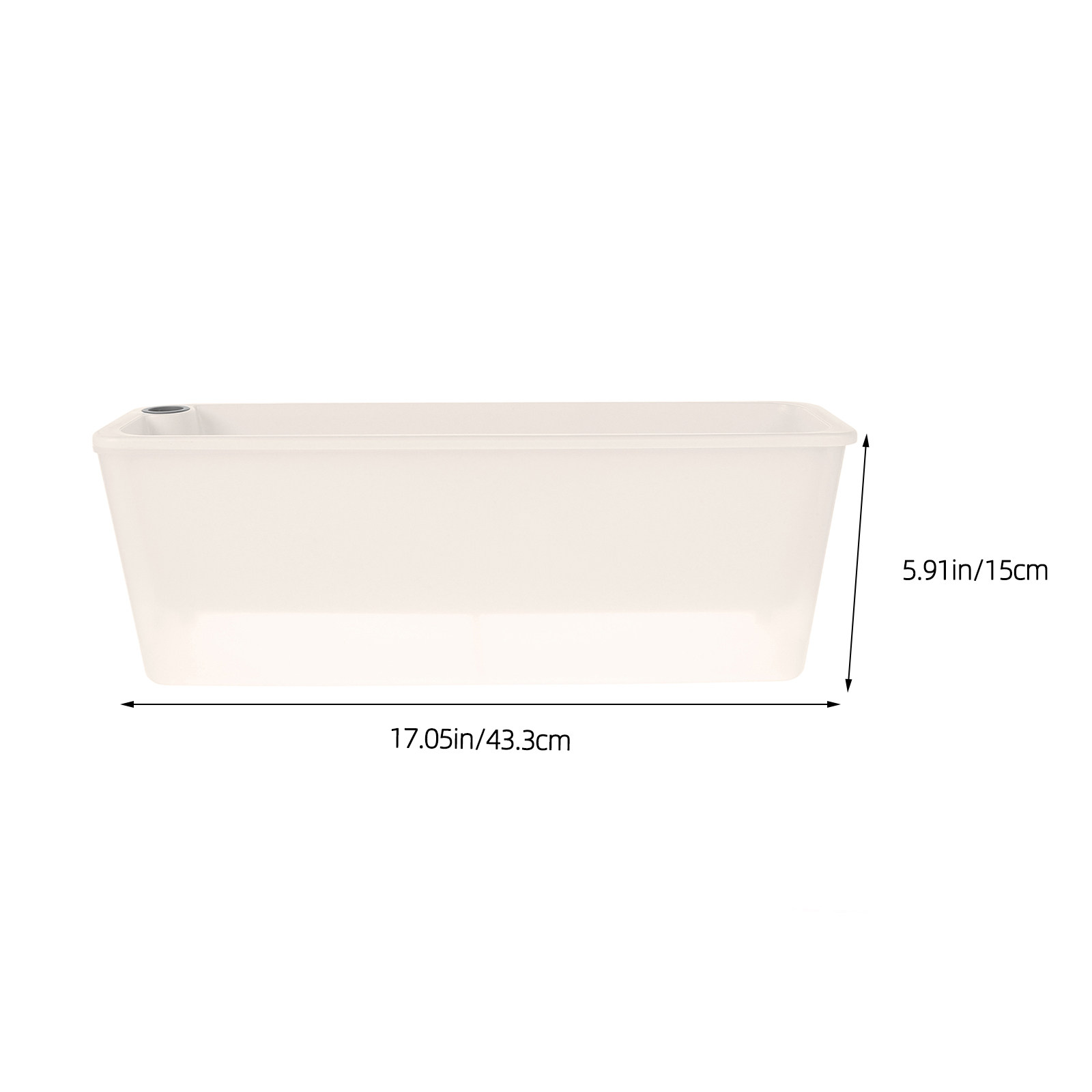 Vaso retangular estreito com s - Self Watering Planter avaliação e preço