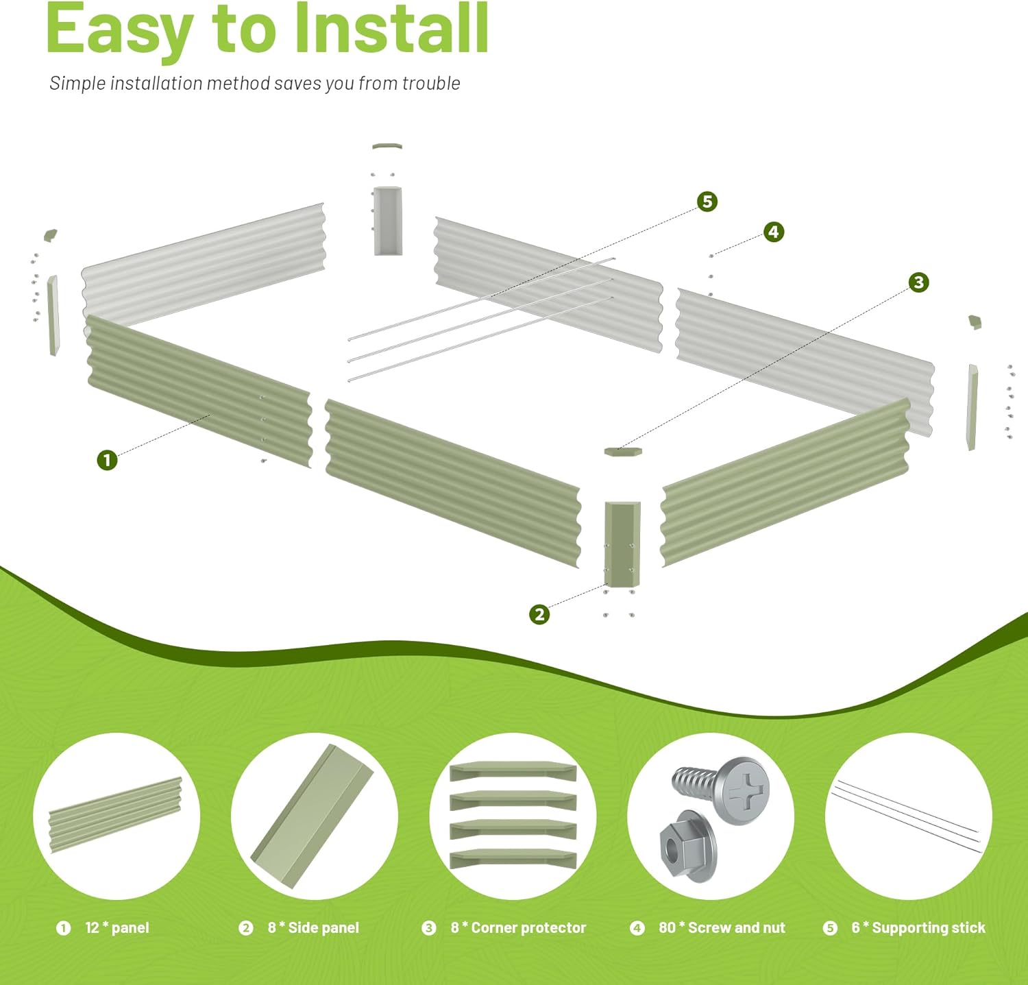 Canteiro Elevado de Metal para - Raised Garden Bed avaliação e preço
