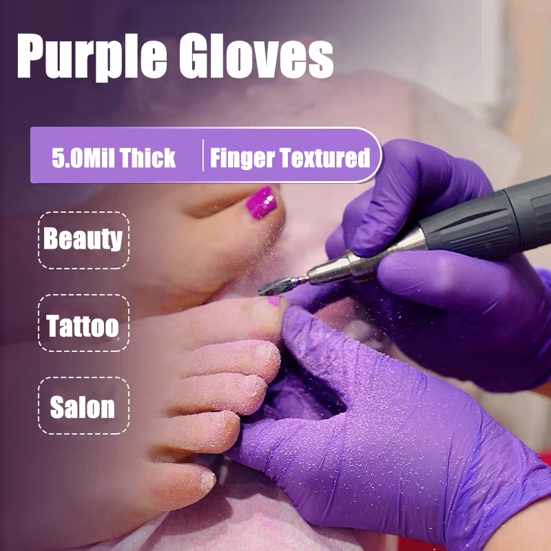 50/100 pçs luvas de nitrilo vi - Garden Gloves avaliação e preço