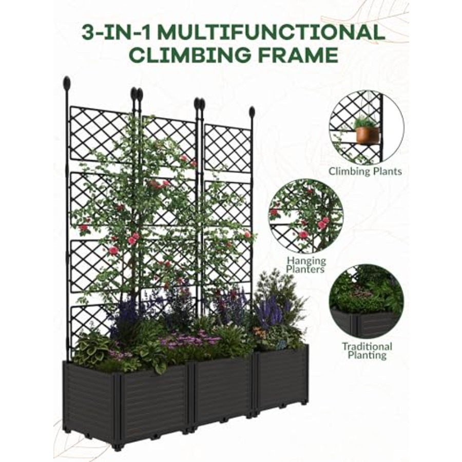 Kit de 3 Peças de Canteiros El - Raised Garden Bed avaliação e preço