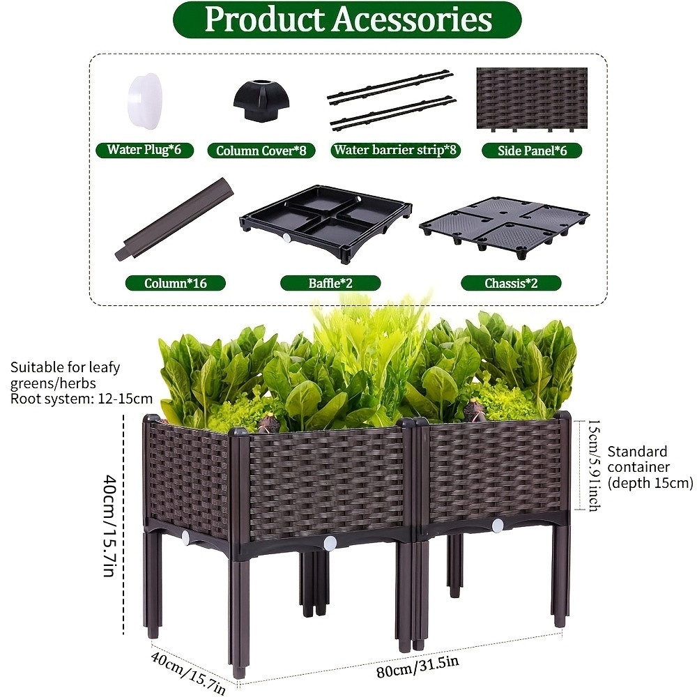 Canteiro Elevado para Jardim,  - Self Watering Planter avaliação e preço