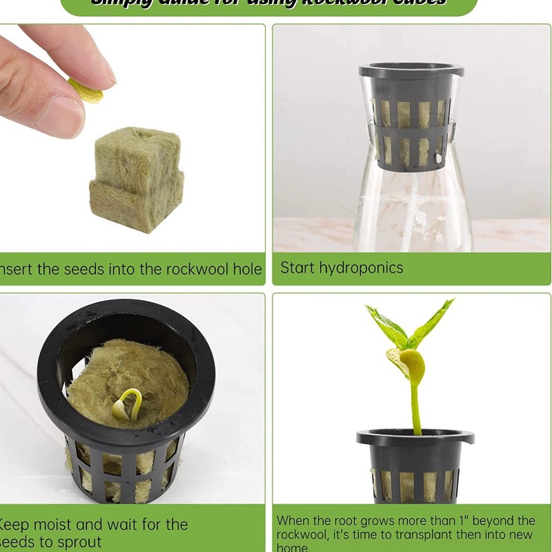 Cubos hidropônicos de lã de ro - Hydroponic Kit avaliação e preço